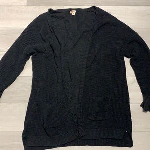 Mossimo black cardigan with pockets